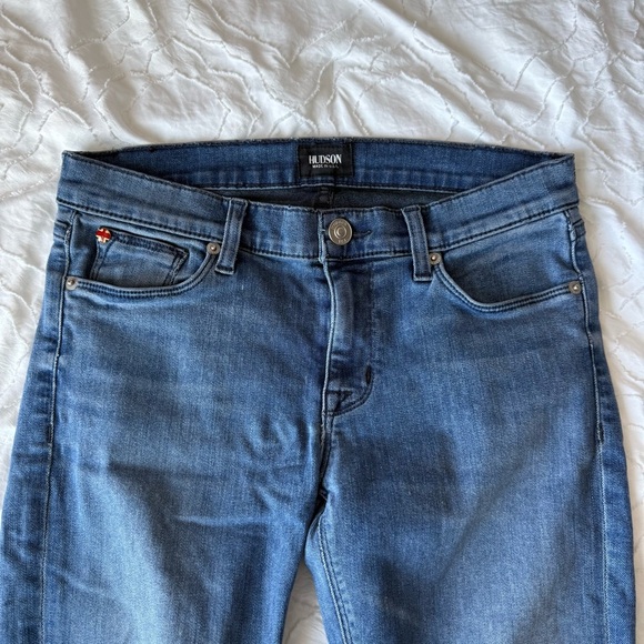 Hudson Jeans Women's Skinny Denim Cut Off Jeans Mid to Low Rise - Picture 6 of 9